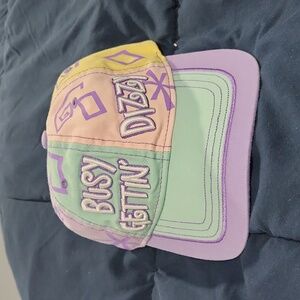 Disney Parks Brand "Busy Gettin' Dizzy" MadHatters Teacups Baseball Cap NWOT